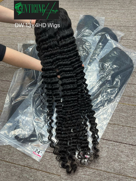 13x4 HD Frontal Wig – 100% Raw Hair