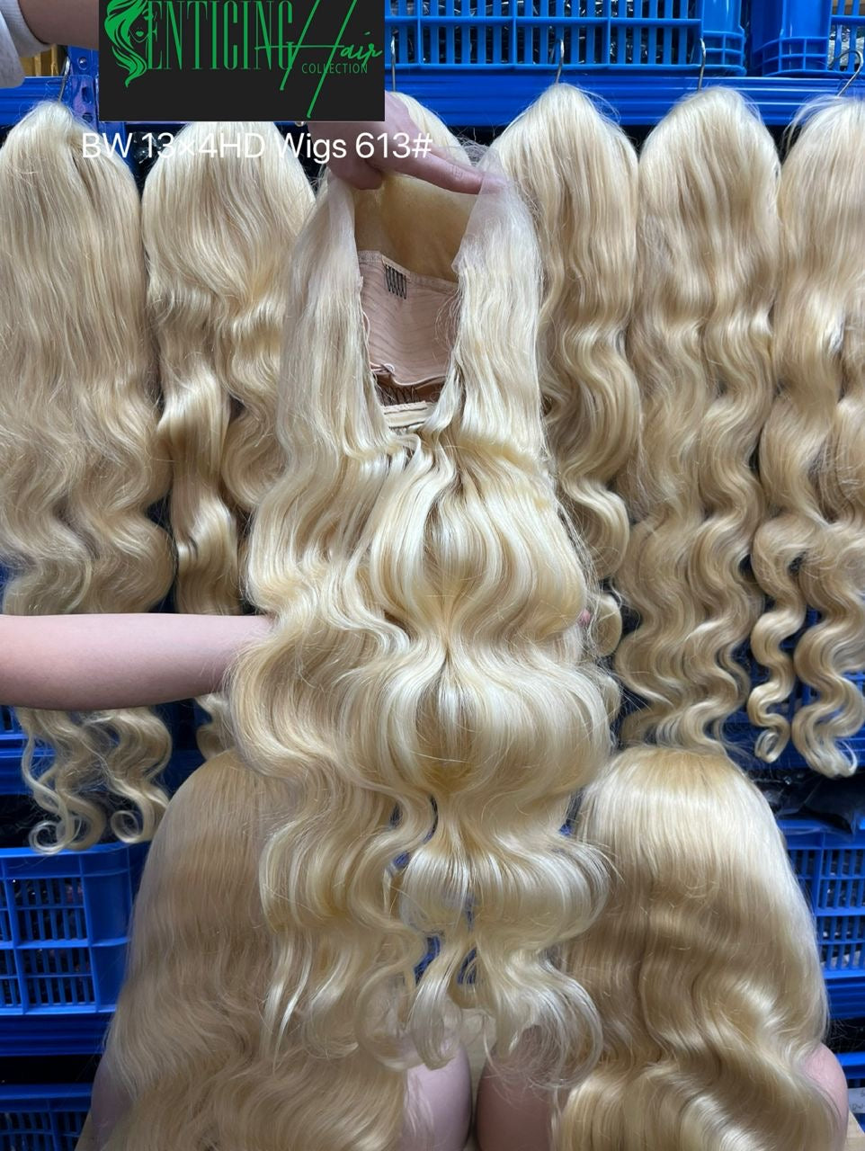 13x6 HD Frontal Wig – 100% Raw Hair